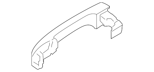 82651-1W010 HANDLE, OUTSIDE, LEFT