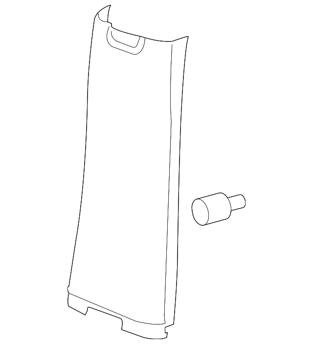 15253570 LWR CTR PLR TRIM, LEFT