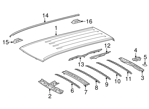 Sienna EXTERIOR TRIM - ROOF 3