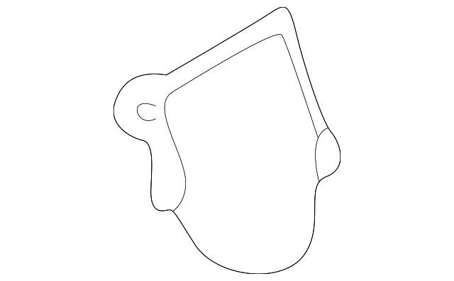 0K2NA-50779 Деталь COWL GRILLE PAD, LEFT