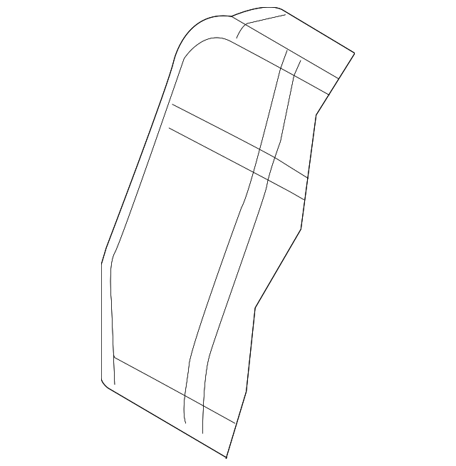 ZV031J3AA Деталь SEAT BACK, LEFT