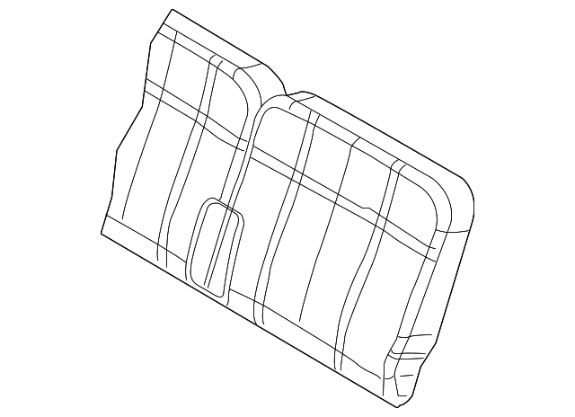 ZV161J3AA Деталь SEAT BACK COVER, RIGHT