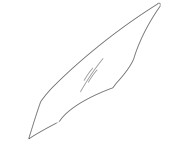 82411-3J000 Деталь DOOR GLASS, LEFT