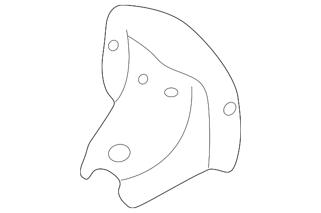GJ21-53-896B Деталь BUMPER BRACKET, RIGHT