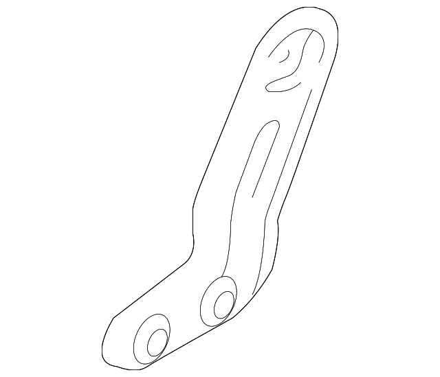 1F70-64-416 Деталь OUTER BRACKET, RIGHT