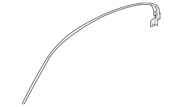 51-76-7-275-303 DRIP MOLDING GASKET, LEFT
