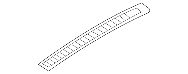 68742-JA00C Деталь DEFROSTER GRILLE, RIGHT