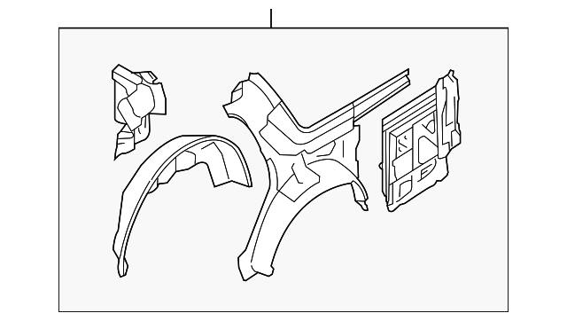 51511AE02A Деталь INNER PANEL ASSY, RIGHT