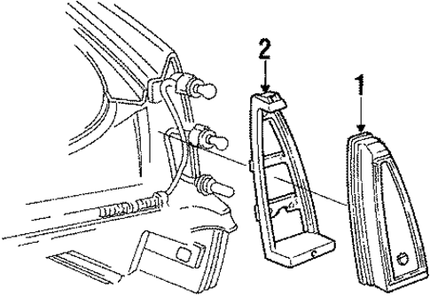 Eldorado COMBINATION TAIL LAMPS