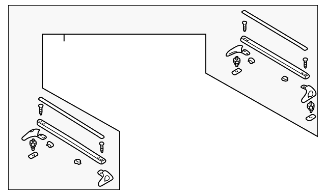 73157-7B007 Деталь RAIL ASSY