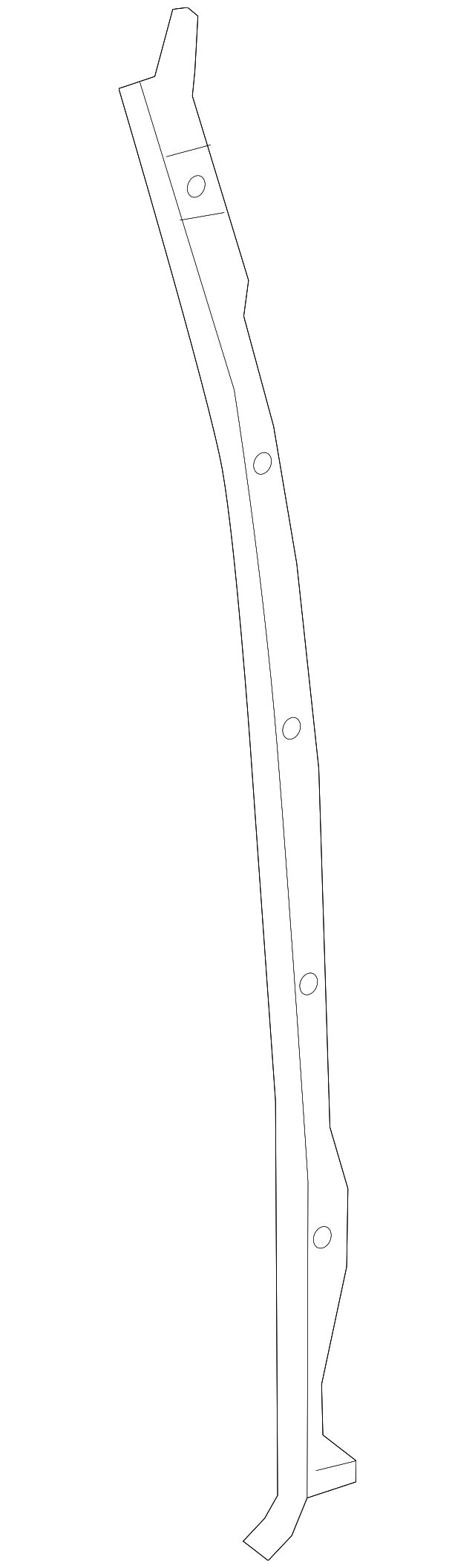 22888056 Деталь FRONT W'STRIP, LEFT