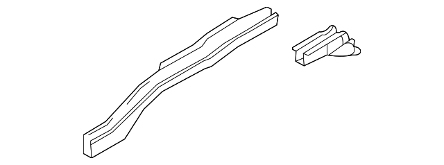 75511-4W330 Деталь SIDEMEMBER ASSY, LEFT