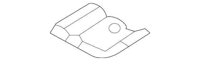 75628-0W001 Деталь MOUNT BRACKET REINFORCEMENT