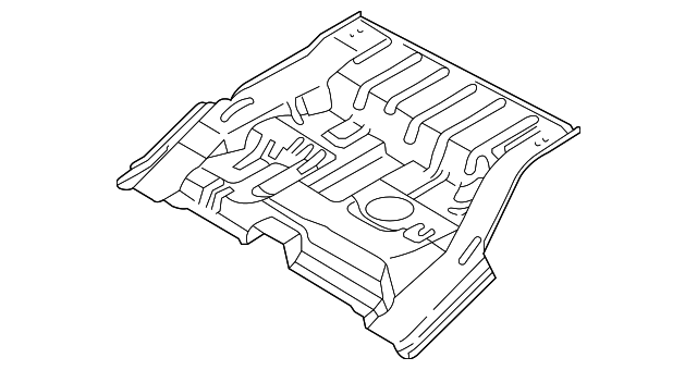 74512-0W730 Деталь REAR FLOOR PAN