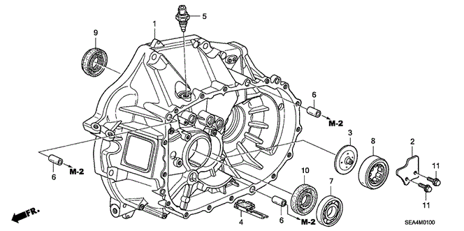 TSX SEDAN MT CLUTCH CASE