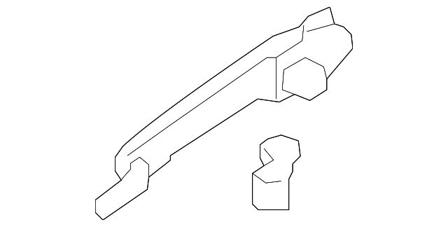 NE52-58-410B-94 Деталь HANDLE, OUTSIDE, RIGHT