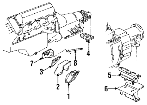 C2500 ENGINE & TRANS MOUNTING