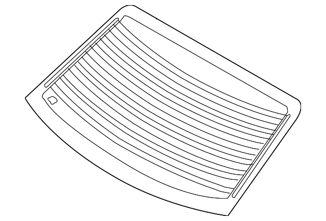 87110-2G130 Деталь BACK GLASS
