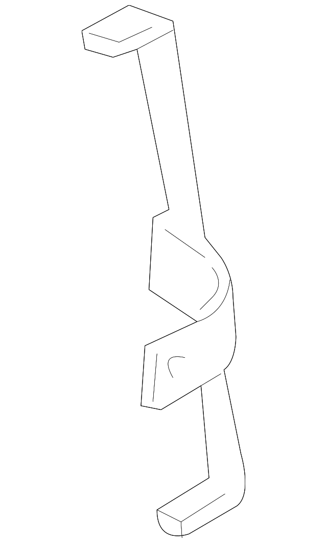 15102440 Деталь FRONT BRACE, LEFT