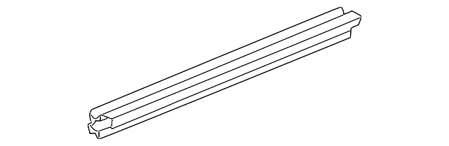 72875-S9V-A00 Деталь WEATHERSTRIP, L. RR. DOOR (INNER)