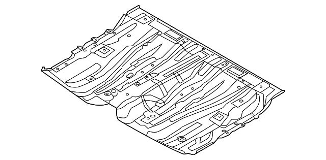 74300-1JA0A Деталь FRONT FLOOR PAN