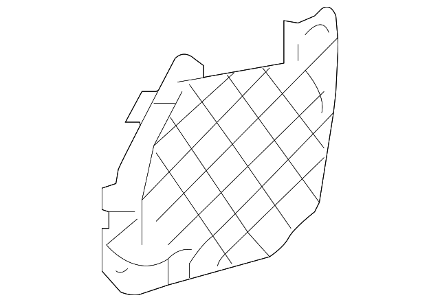 87841JK65A Деталь RETRACTOR COVER, LEFT