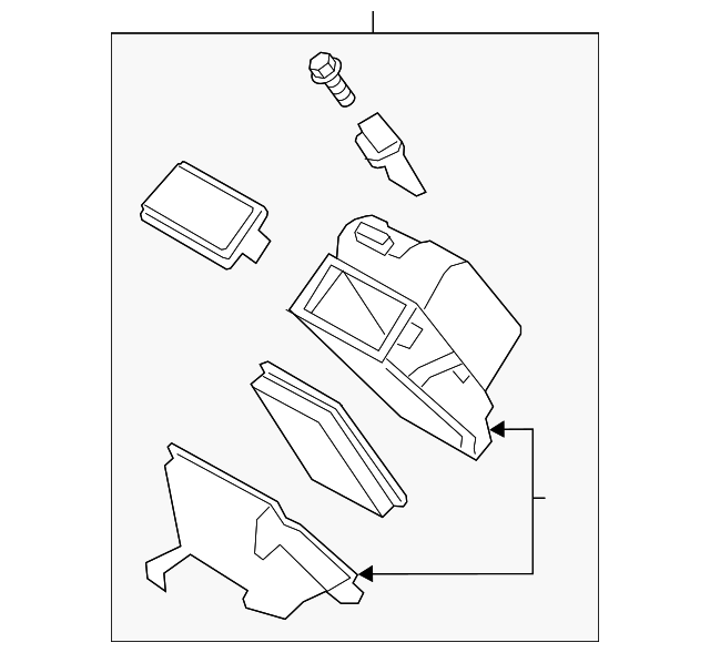 19316243 Деталь AIR CLEANER ASSY