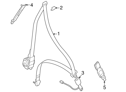 Galant FRONT SEAT BELTS