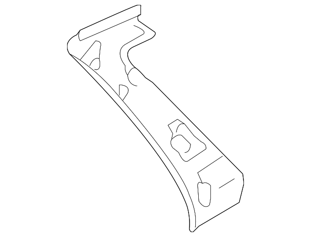 9L8Z-78278D72-A Деталь FILLER PANEL, RIGHT