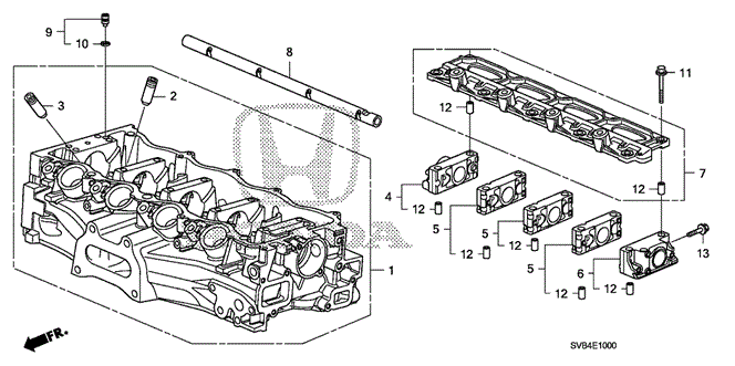 ENGINE/CYLINDER HEAD (1.8L) for 2010 Honda CIVIC COUPE #1
