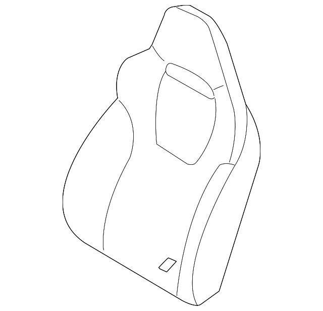 64151FG690AQ Деталь SEAT BACK COVER, LEFT