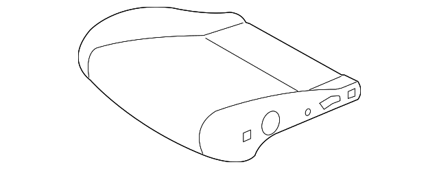 64141FG290AQ Деталь CUSHION COVER, LEFT