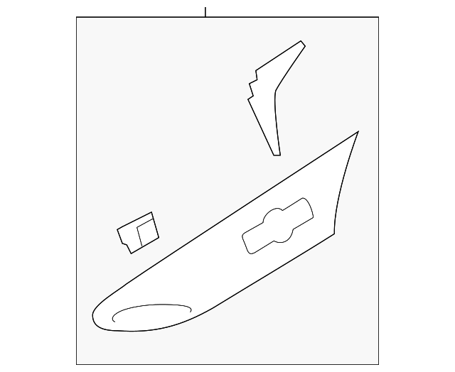 SU003-03112 Деталь TRIM MOLDING, RIGHT