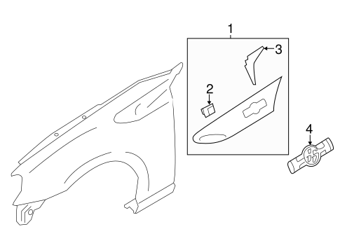 FR-S EXTERIOR TRIM - FENDER