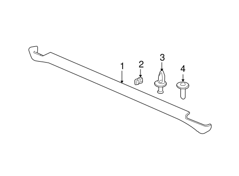 Impala EXTERIOR TRIM - PILLARS