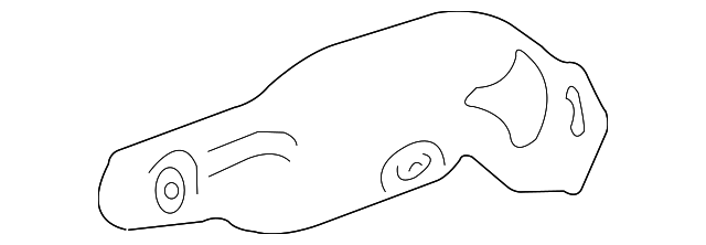 17168-38080 Деталь HEAT SHIELD, LEFT