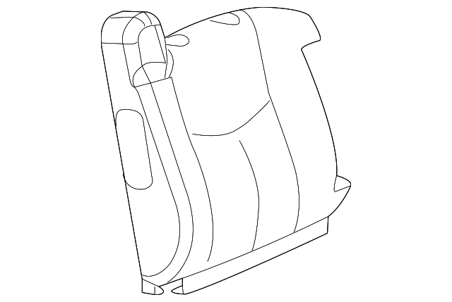 88943290 Деталь SEAT BACK COVER, RIGHT