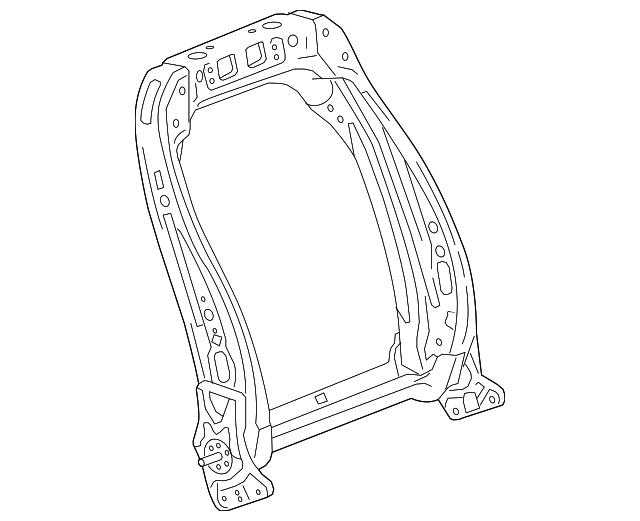 13260628 Деталь SEAT BACK FRAME