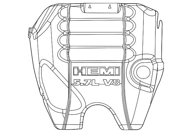 68038749AC Деталь ENGINE COVER