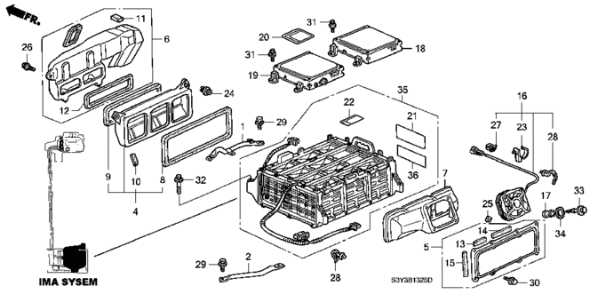 INSIGHT IMA BATTERY - ECU