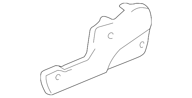 89042184 Деталь LOWER COVER, LEFT