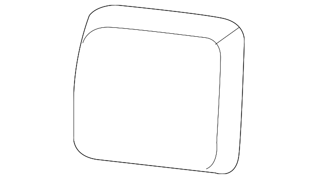 15106836 Деталь WASHER NOZZLE COVER, RIGHT