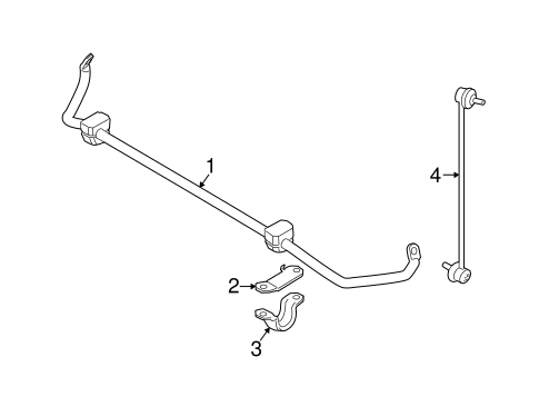 650i STABILIZER BAR & COMPONENTS