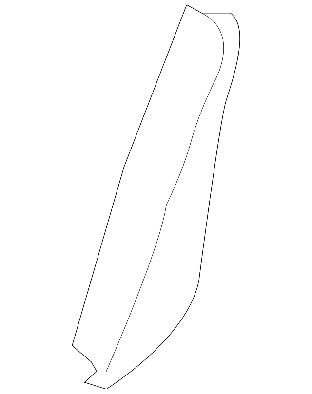 83351-A9000WK REAR TRIM, LEFT