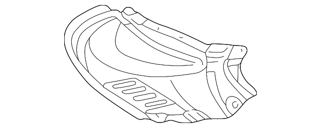 215-520-02-22 Деталь FRONT SHIELD, RIGHT