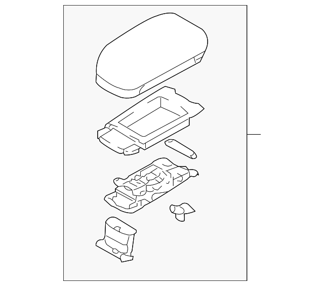 84660-2E000-3D Деталь ARMREST ASSY