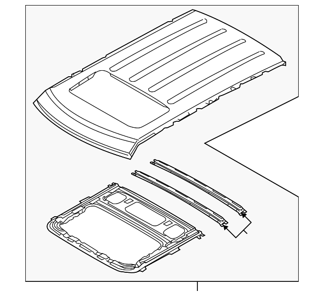 67110-2K300 Деталь ROOF PANEL