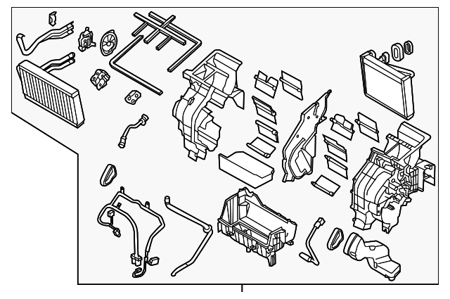 97100-4D002 AC & HEATER ASSY