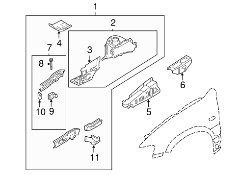 Tribute STRUCTURAL COMPONENTS & RAILS
