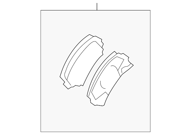 88965687 Деталь REAR PADS